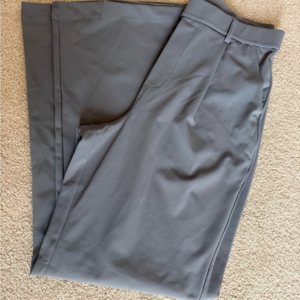 HALARA high waisted side pocket work flare pants